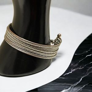 Copper & Silver Bangle‎ Bracelet
